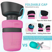 Load image into Gallery viewer, Aqua Pooch ™ Foldable pet water bottle and bowl
