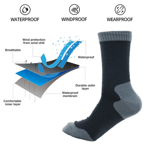 Sure Feet ™ Game Changing Waterproof Socks. Warm and Dry Feet On Outdoor Adventures